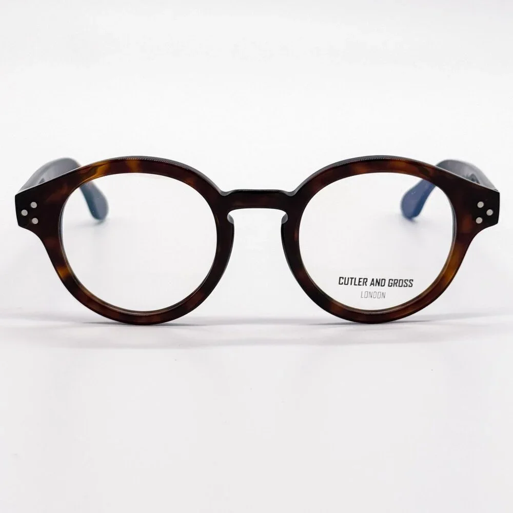 NEW CUTLER AND GROSS EYEGLASSES CG1291V2 002 HAVANA UNISEX EYEWEAR